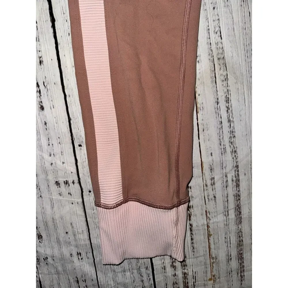 Athleta Elation Rib‎ Trim 7/8 Tight Pink Size SP Small Petite